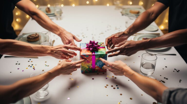 Gag gifts for white elephant, engineered to get stolen