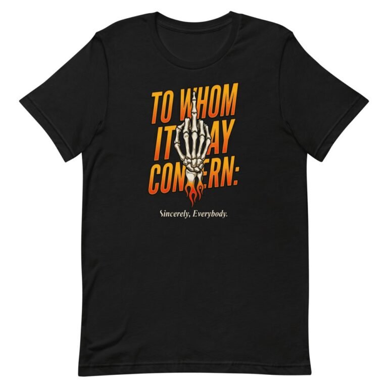 middle finger t shirt