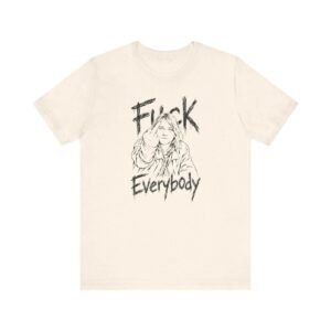 kurt cobain middle finger shirt